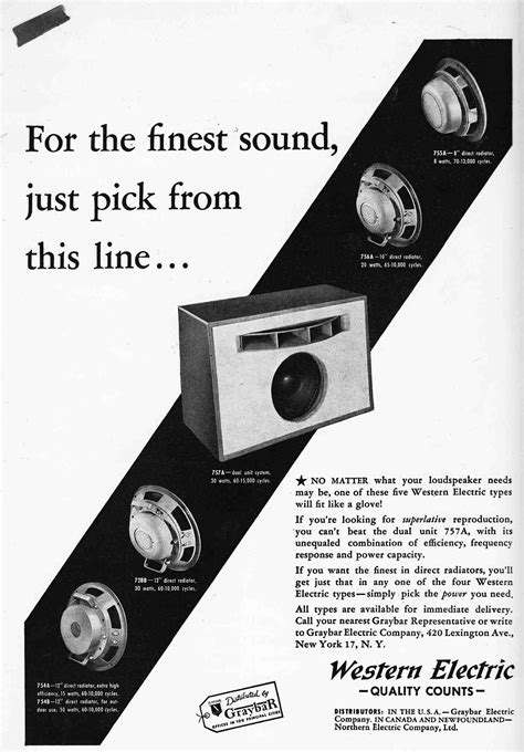 Western Electric in the late 40s: Audio Engineering 